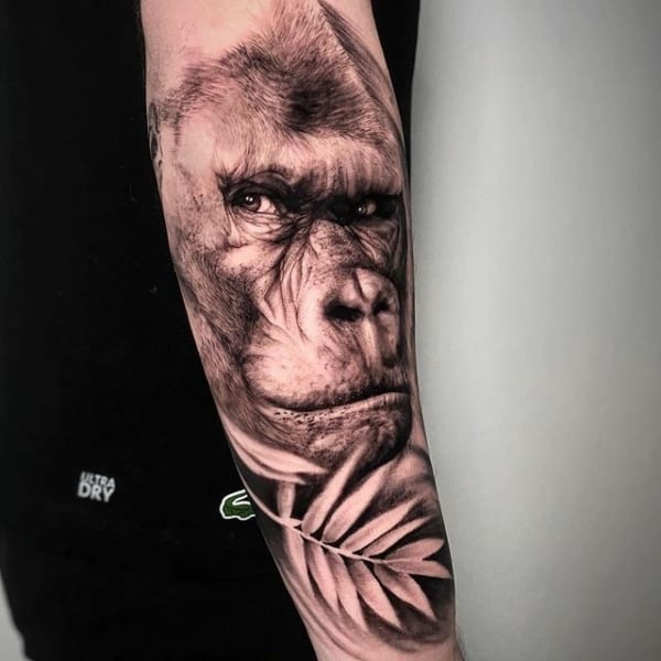 como fazer uma Tatuagem de Gorila