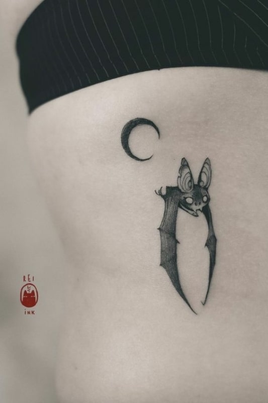 ideia de tatoo de morcego