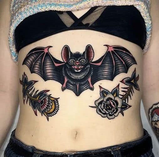 ideias de tatuagem de morcego