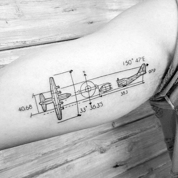 tatuagem de Engenharia calculos
