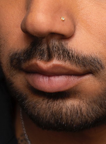 16 piercing masculino no nariz Pinterest