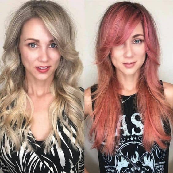 34 antes e depois de deixar o cabelo colorido Pinterest