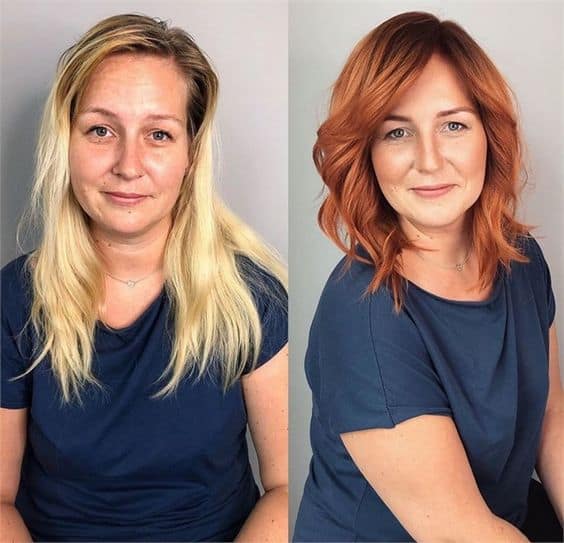 37 resultado de mudanca de cor do cabelo Modern Salon