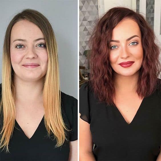 46 antes e depois de mudar cor de cabelo Bored Panda