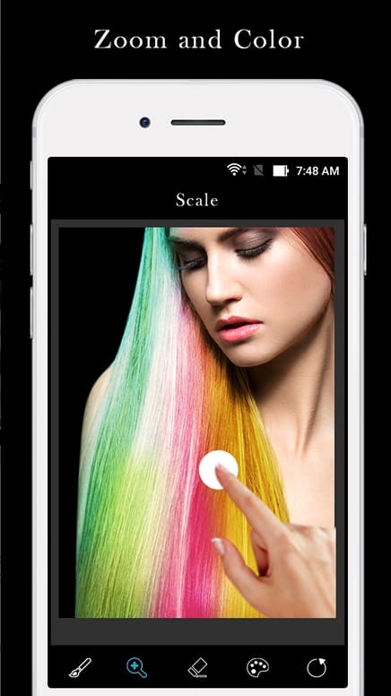 8 app para testar cor de cabelo Hair Color