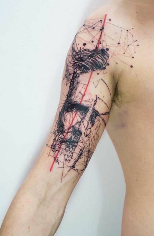 ideias de tattoo abstrata