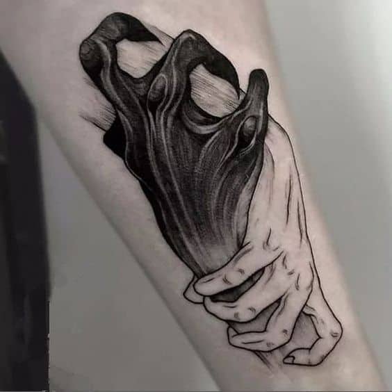 tatuagem dark demon