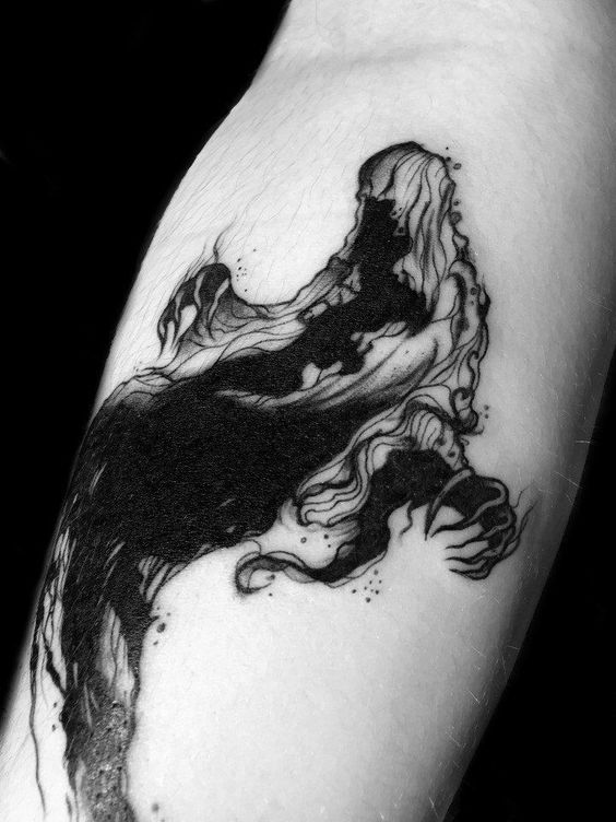 tatuagem dark fantasmas