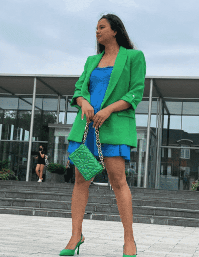 28 look com slingback verde Outfit Trends