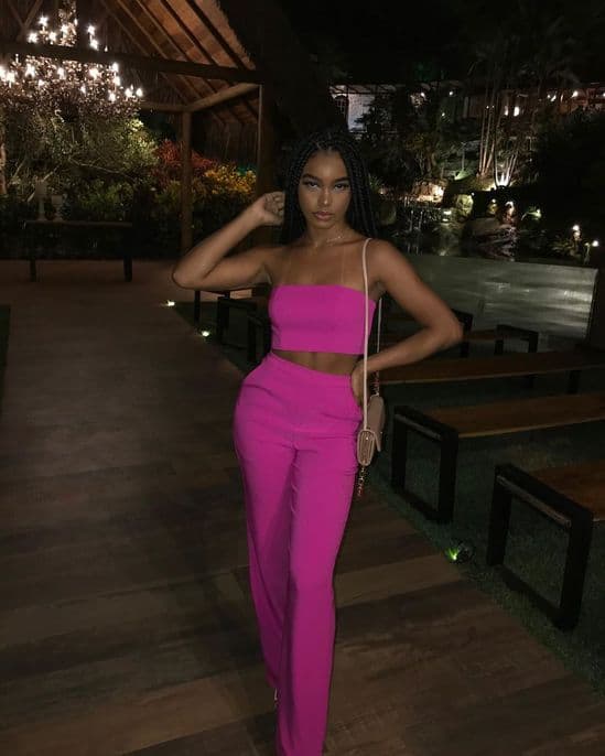 19 look afropaty com calca pink Pinterest