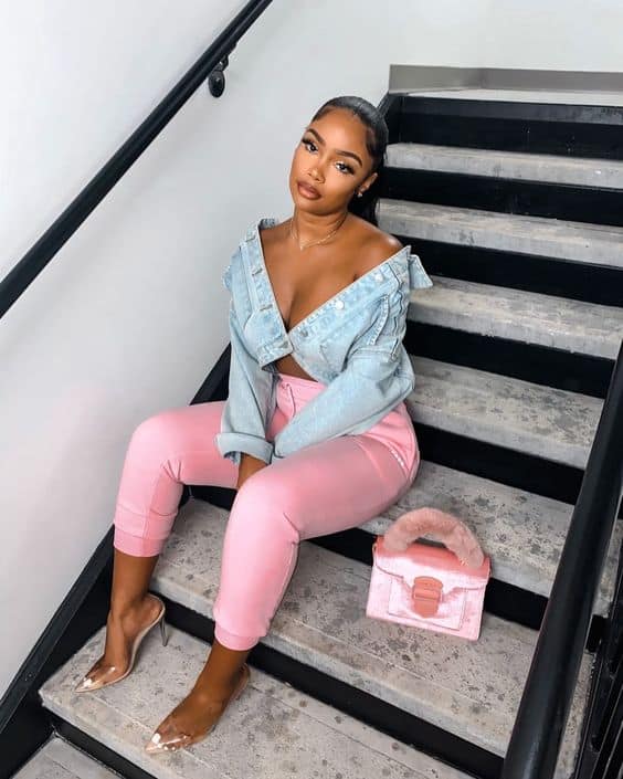24 look afropaty com calca rosa Pinterest