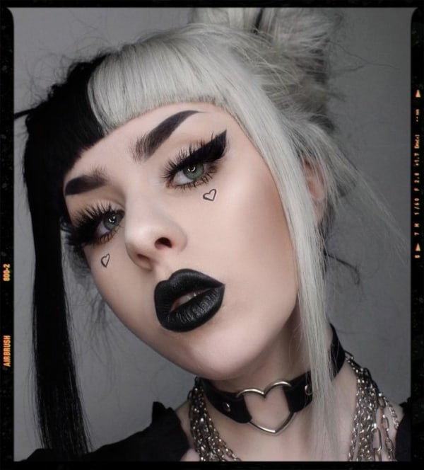 22 estilo de maquiagem preta e girl Pinterest