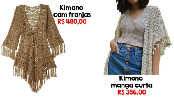 30 modelos e precos de kimono de croche