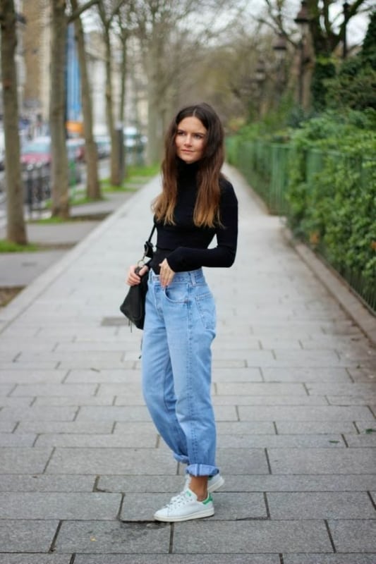 7 look com jeans e blusa preta Pinterest