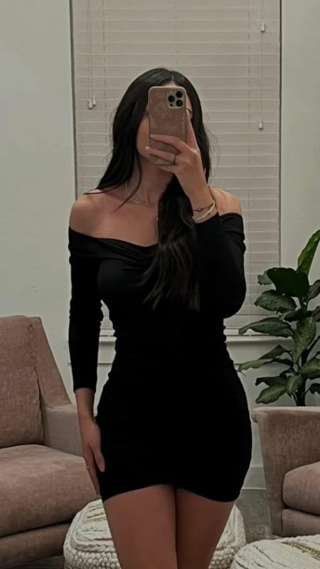 lindo vestido preto curto