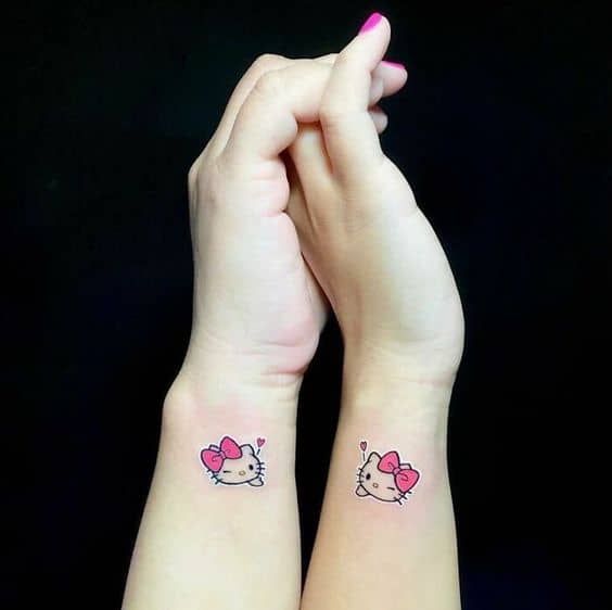 1 tatuagem amizade Hello Kitty Pinterest