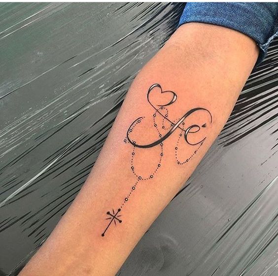 14 tatuagem de fe no braco Pinterest