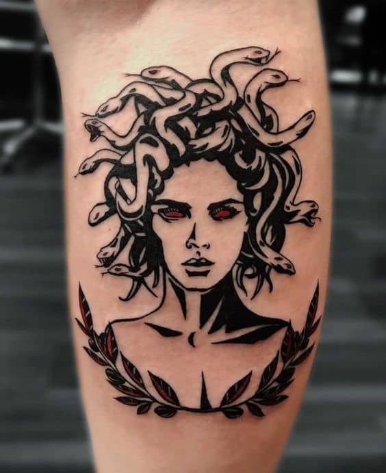 15 tattoo masculina de medusa Pinterest