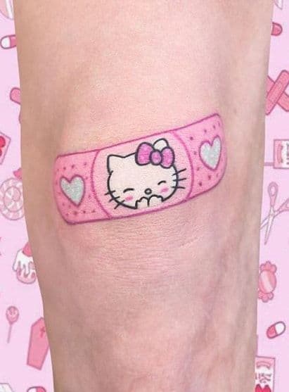 21 tatuagem fofa Hello Kitty Pinterest
