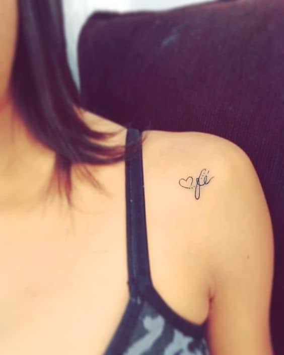 27 tatuagem pequena de fe no omrbo Pinterest