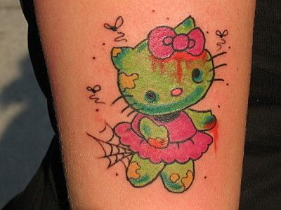 29 tattoo Hello Kitty zumbi Pinterest