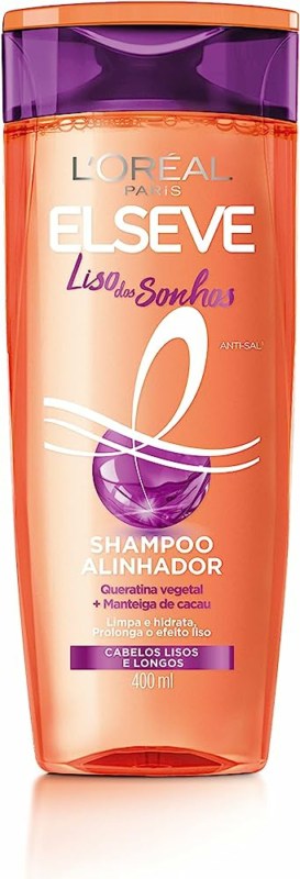 3 shampoo Elseve cabelo liso Amazon