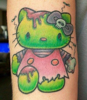 30 tatuagem Hello Kitty zombie Pinterest