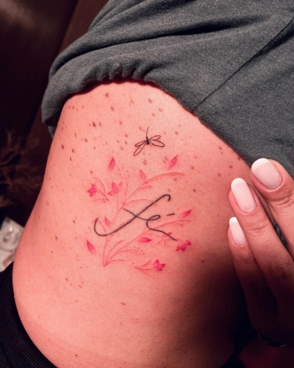 64 tatuagem fe na costela Pinterest