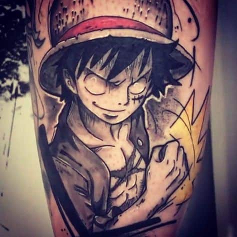 Luffy tatuagem