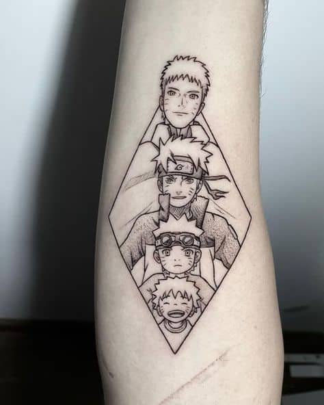 5 tatuagens de Naruto que vão inspirar você