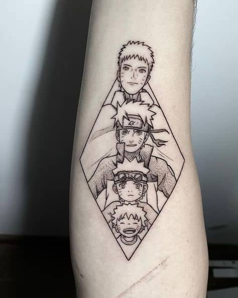 10 Tatuagens de Naruto