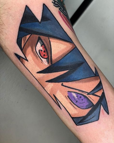 modelo de tatuagem do Sasuke