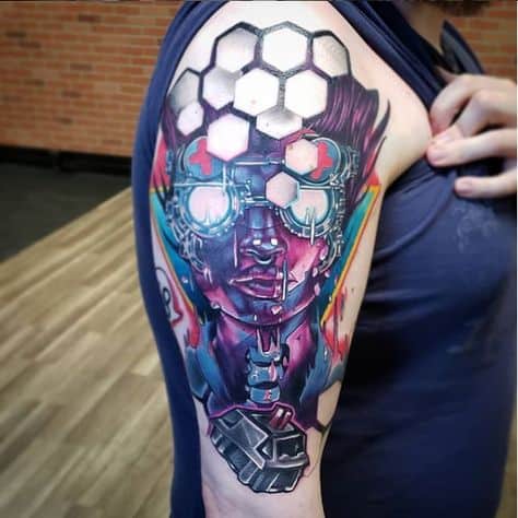 tattoo cyberpunk