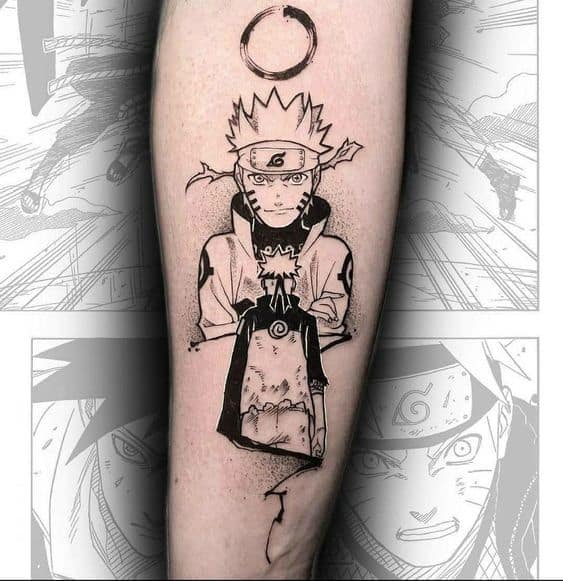 Naruto tattoos: 10 ótimas ideais de design