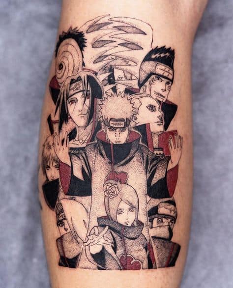 tatuagem Akatsuki