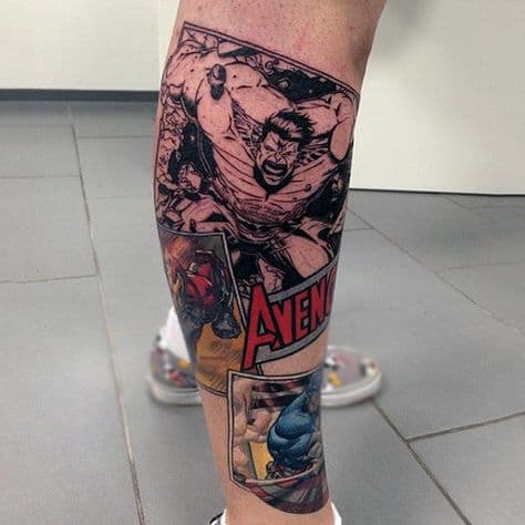 tatuagem Marvel modelos e ideias