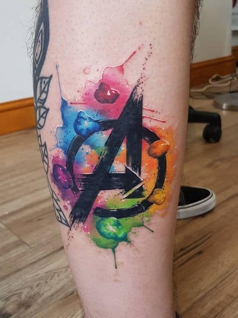 tatuagem Marvel