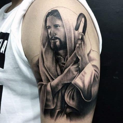 tatuagem crista masculina jesus