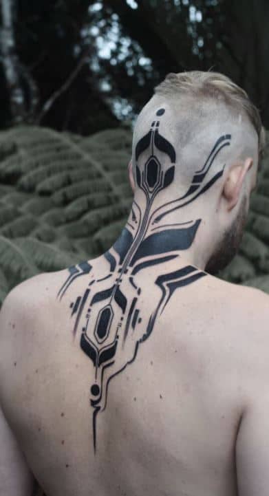 tatuagem cyberpunk diferente