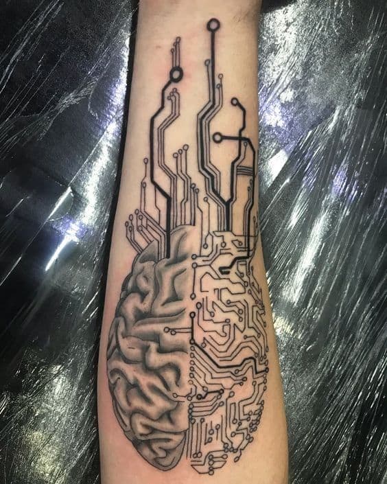 tatuagem cyberpunk ideias