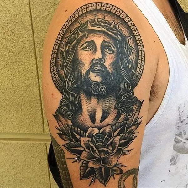 tatuagem de Jesus grande