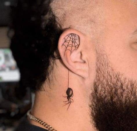tatuagem de aranha criativa 1