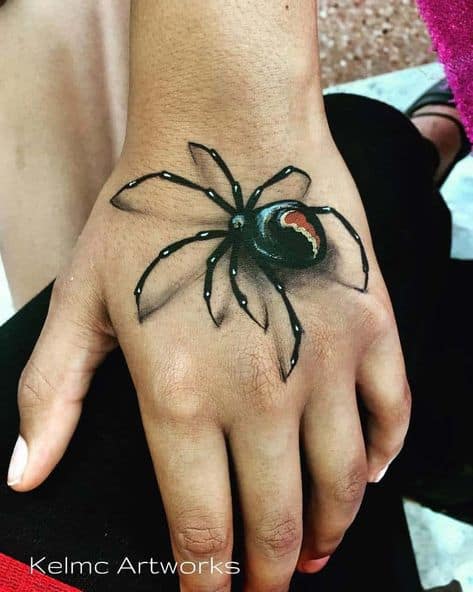 tatuagem de aranha linda 1
