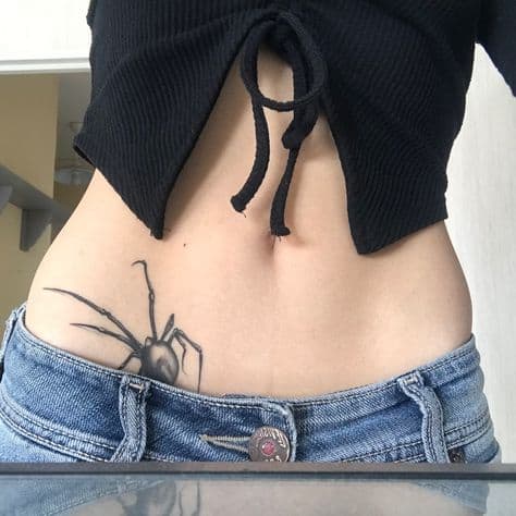 tatuagem de aranha linda 2