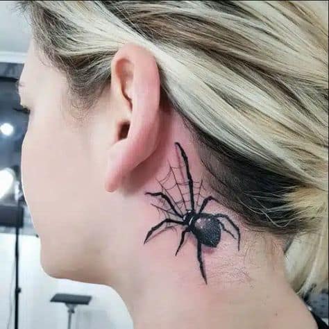 Tattoo De Aranha No Pescoço Oque Significa