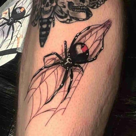 tatuagem de aranha linda