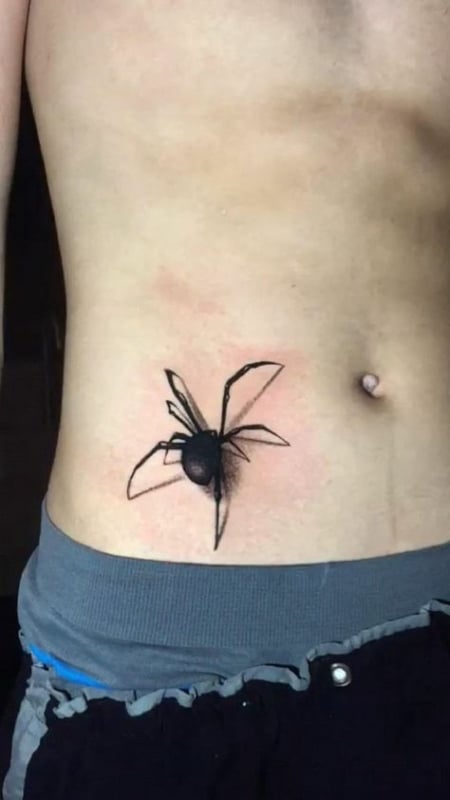 tatuagem de aranha masculina 1