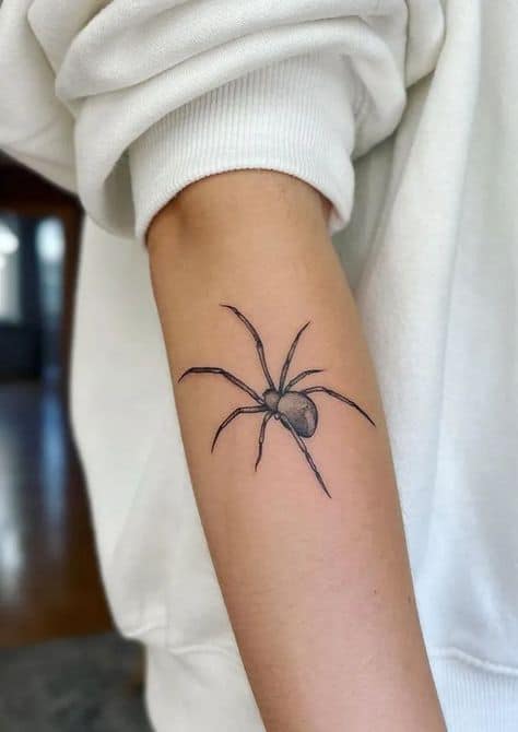 tatuagem de aranha pequena