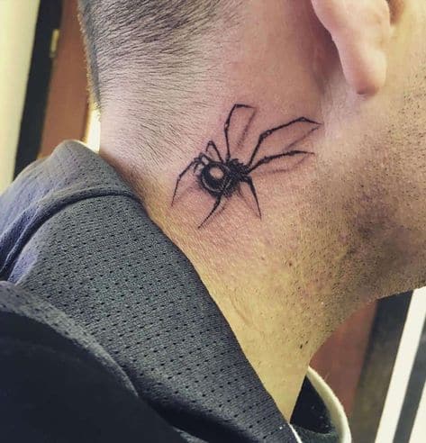 tatuagem de aranha simples 2