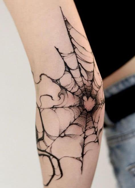 tatuagem de aranha simples